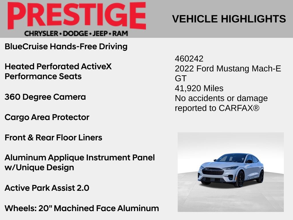Used 2022 Ford Mustang Mach-E GT w/ GT Performance Edition AWD/4WD image 4