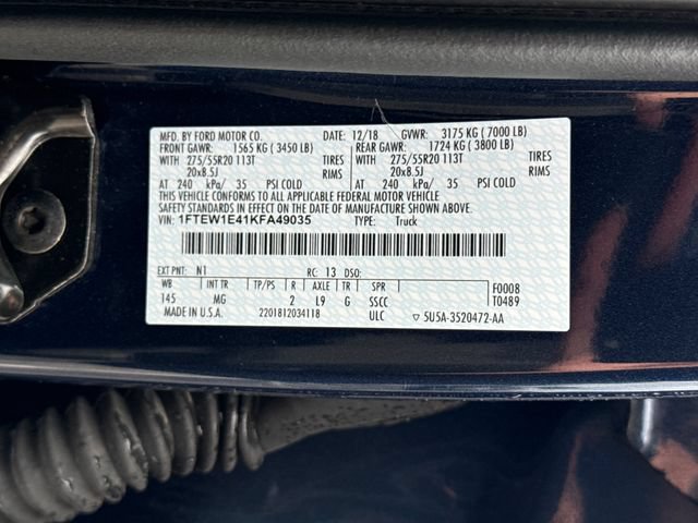 Used 2019 Ford F150 XLT w/ Equipment Group 302A Luxury AWD/4WD image 21