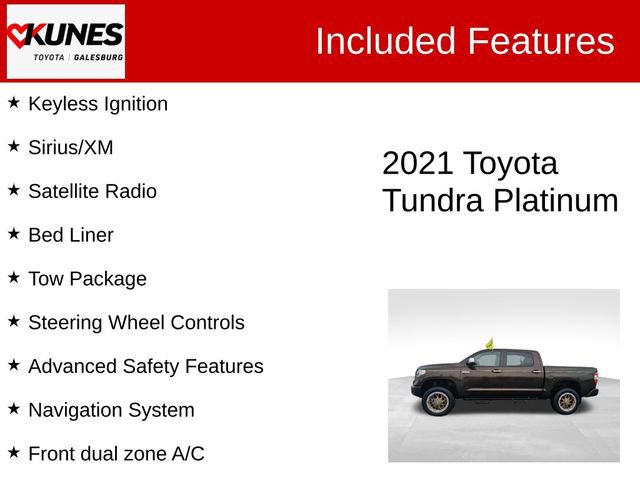 Used 2021 Toyota Tundra Platinum image 3
