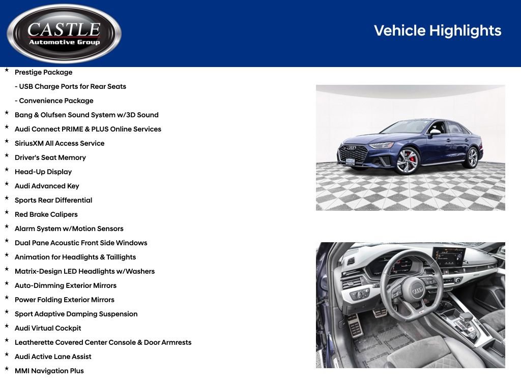 Used 2020 Audi S4 Prestige w/ Prestige Package AWD/4WD image 10