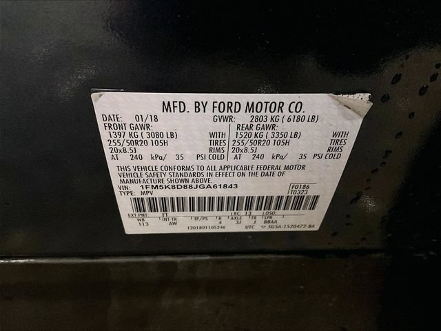 Used 2018 Ford Explorer XLT w/ Equipment Group 202A AWD/4WD image 34