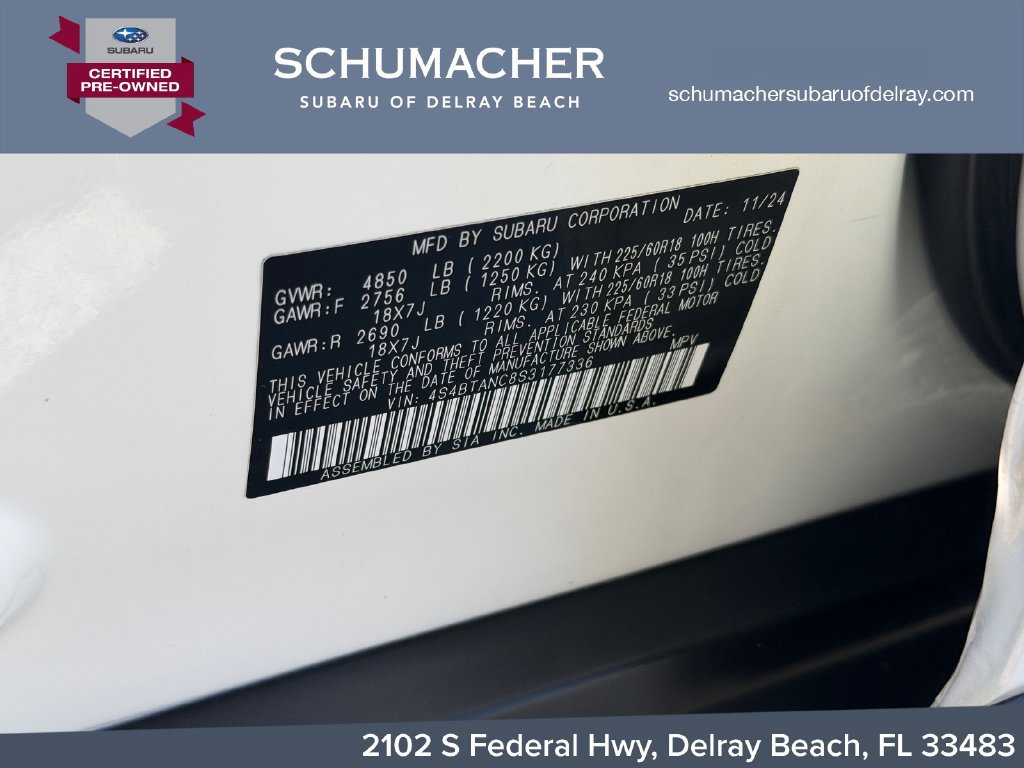 Certified 2025 Subaru Outback Limited AWD/4WD image 22