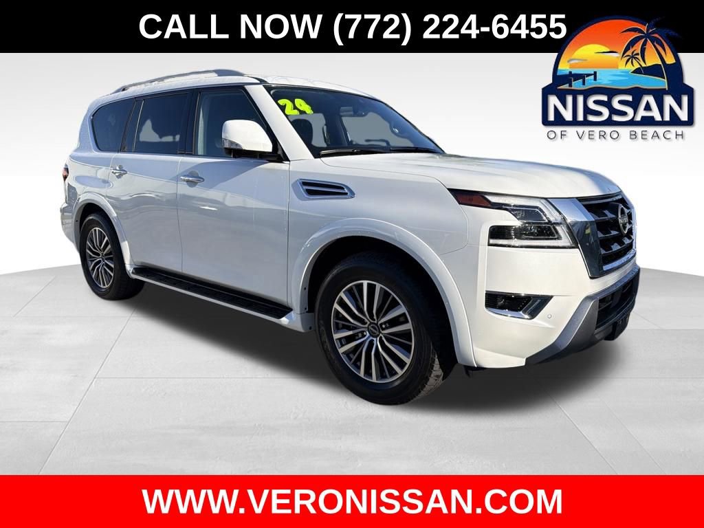 Used 2024 Nissan Armada SL w/ Captain's Chairs Package
