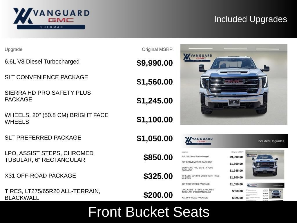 Used 2025 GMC Sierra 2500 SLT w/ SLT Convenience Package AWD/4WD image 10
