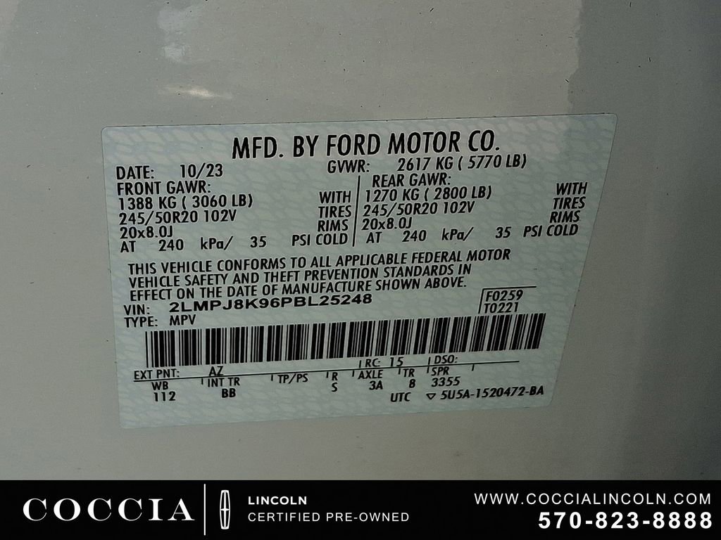 Certified 2023 Lincoln Nautilus Reserve AWD/4WD image 26