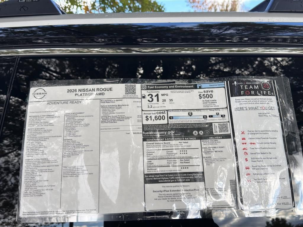 New 2026 Nissan Rogue Platinum image 12
