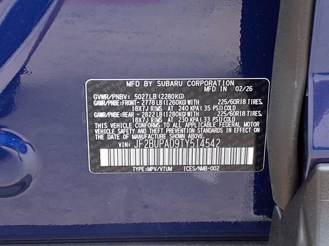 New 2026 Subaru Outback Premium AWD/4WD image 9