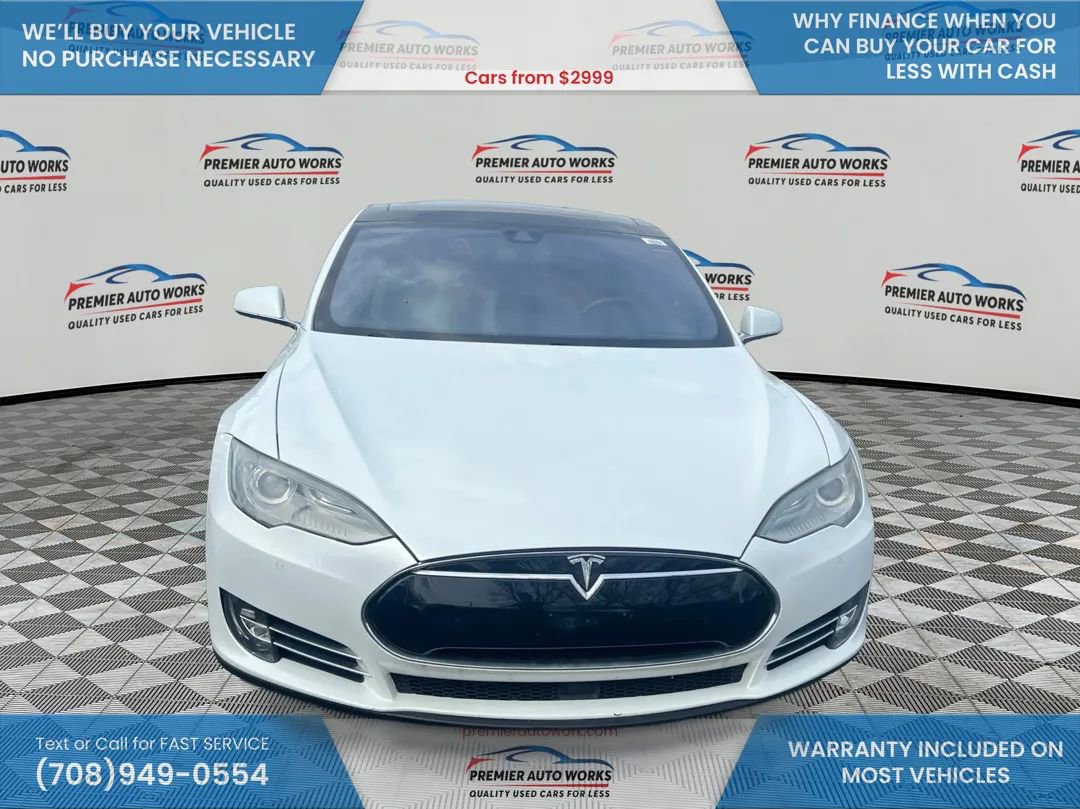 Used 2015 Tesla Model S 85D AWD/4WD image 2