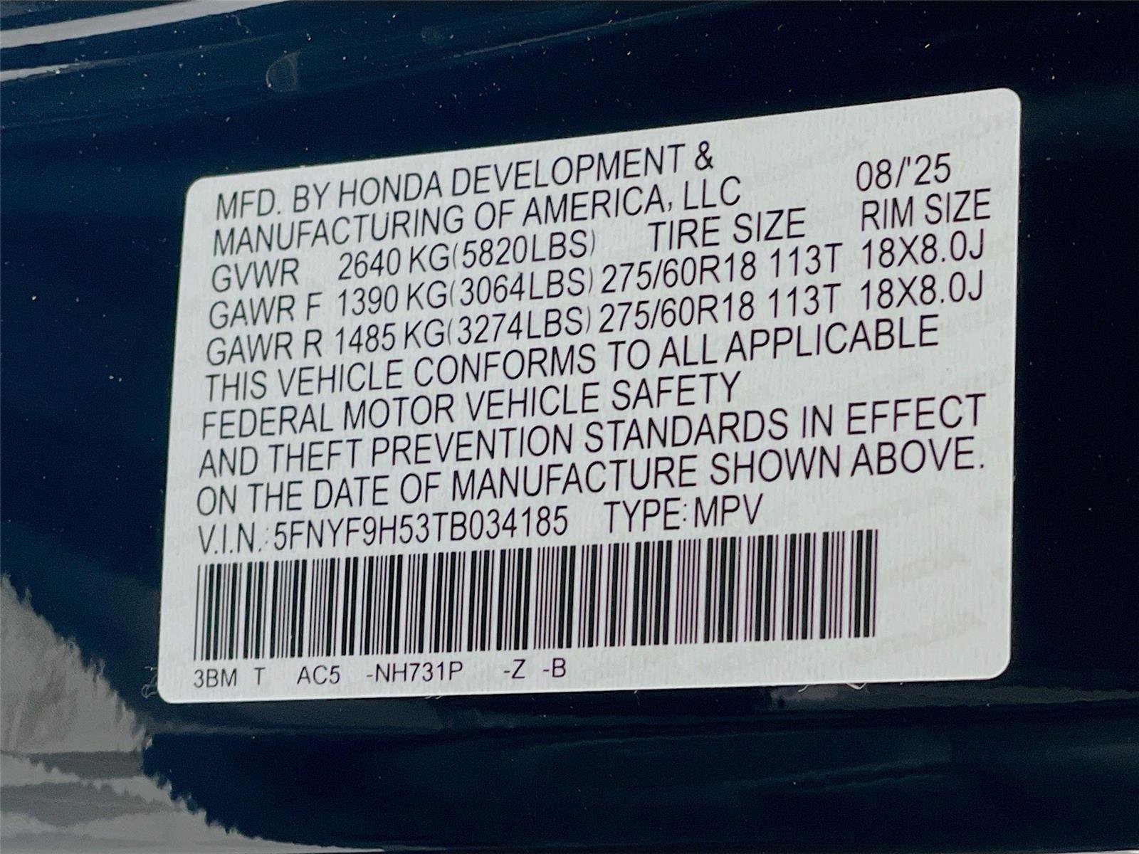 New 2026 Honda Passport TrailSport image 24