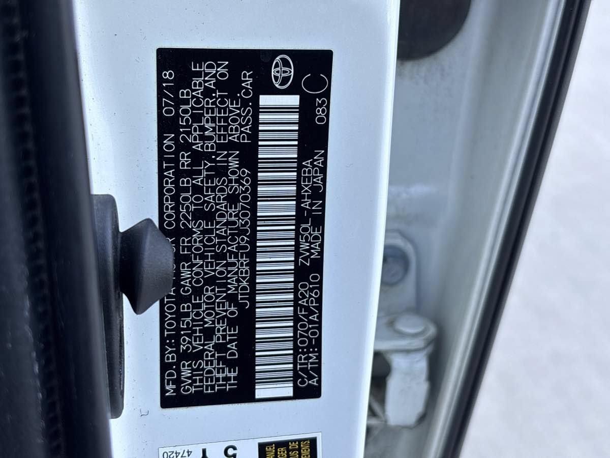 Used 2018 Toyota Prius Two w/ Prius Two Safety Plus Package FWD image 26
