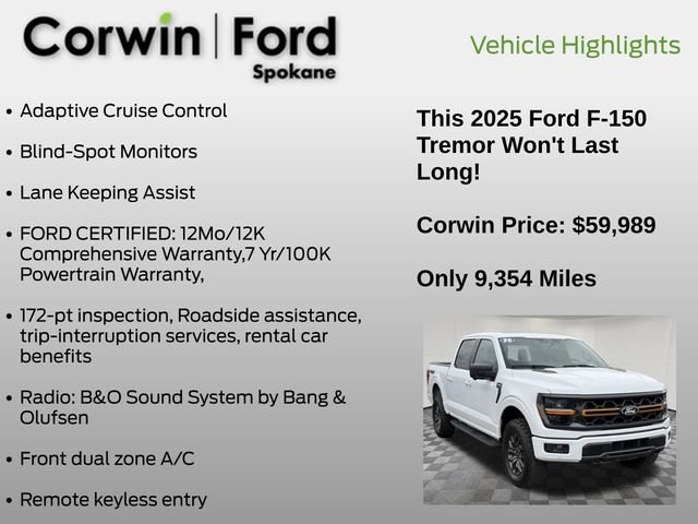 Used 2025 Ford F150 Tremor AWD/4WD image 7