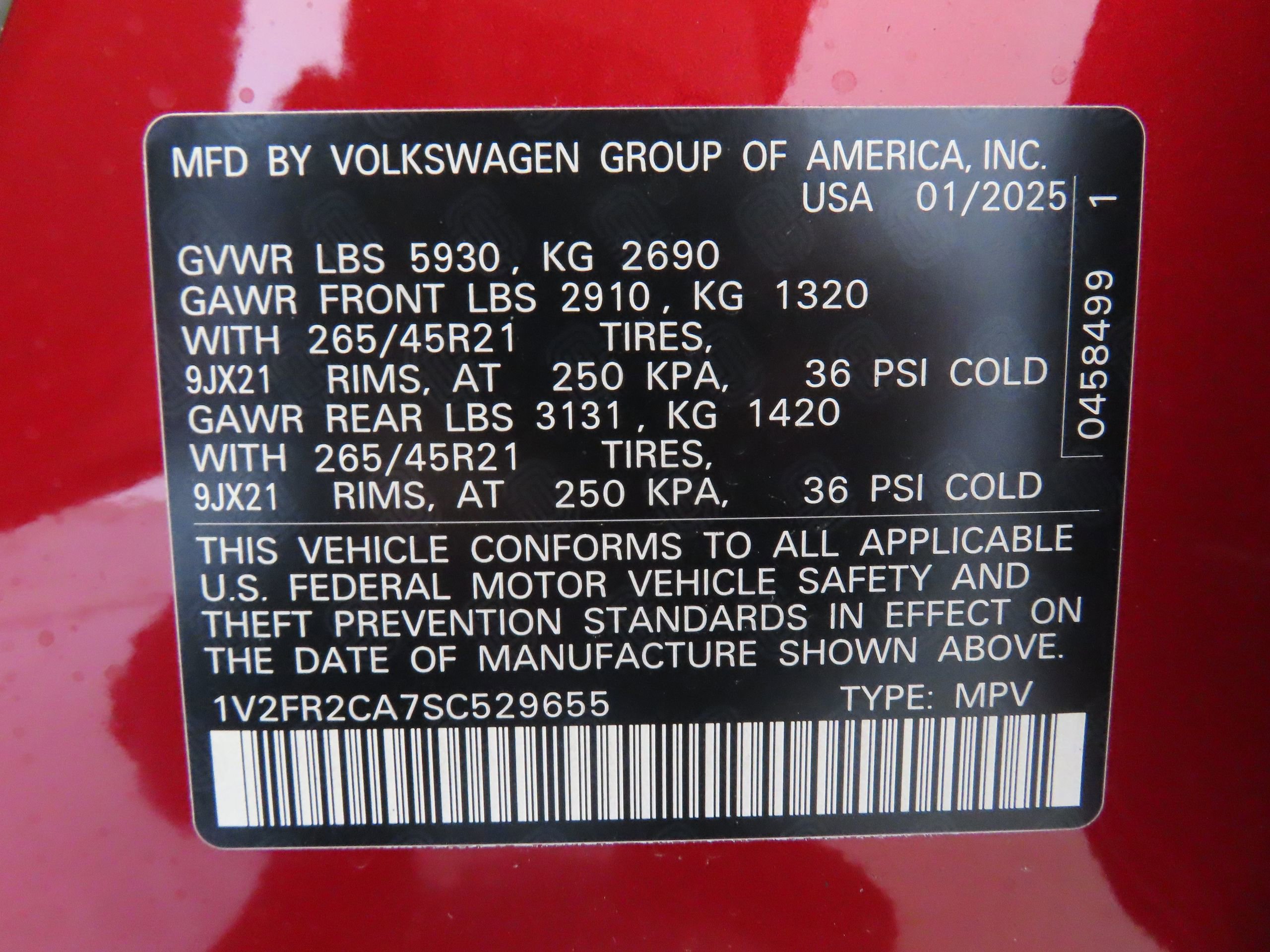 New 2025 Volkswagen Atlas SEL Premium R-Line AWD/4WD image 30