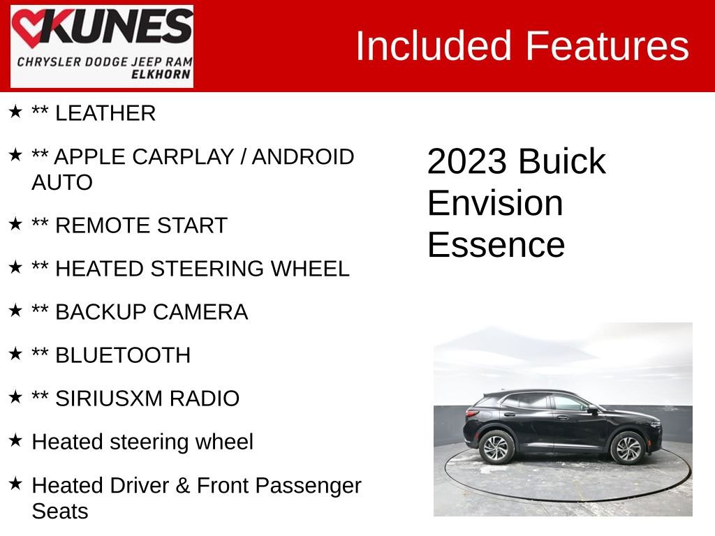 Used 2023 Buick Envision Essence image 2