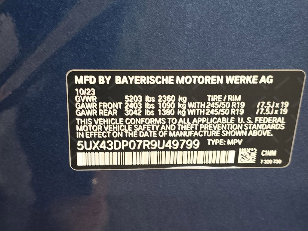 Certified 2024 BMW X3 sDrive30i w/ Premium Package RWD image 34