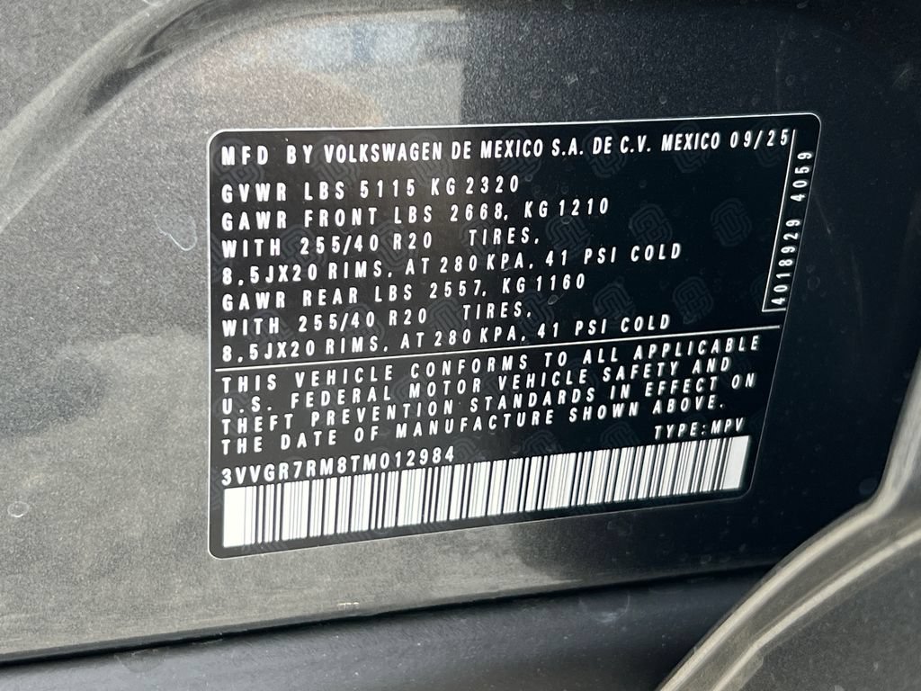 New 2026 Volkswagen Tiguan SE R-Line AWD/4WD image 32