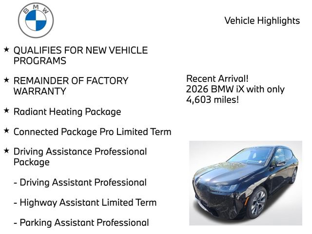 Used 2026 BMW iX xDrive60 AWD/4WD image 4