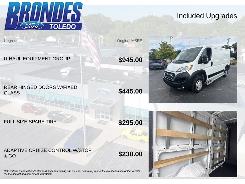 Used 2025 RAM ProMaster 2500 w/ U-Haul Equipment Group FWD image 6