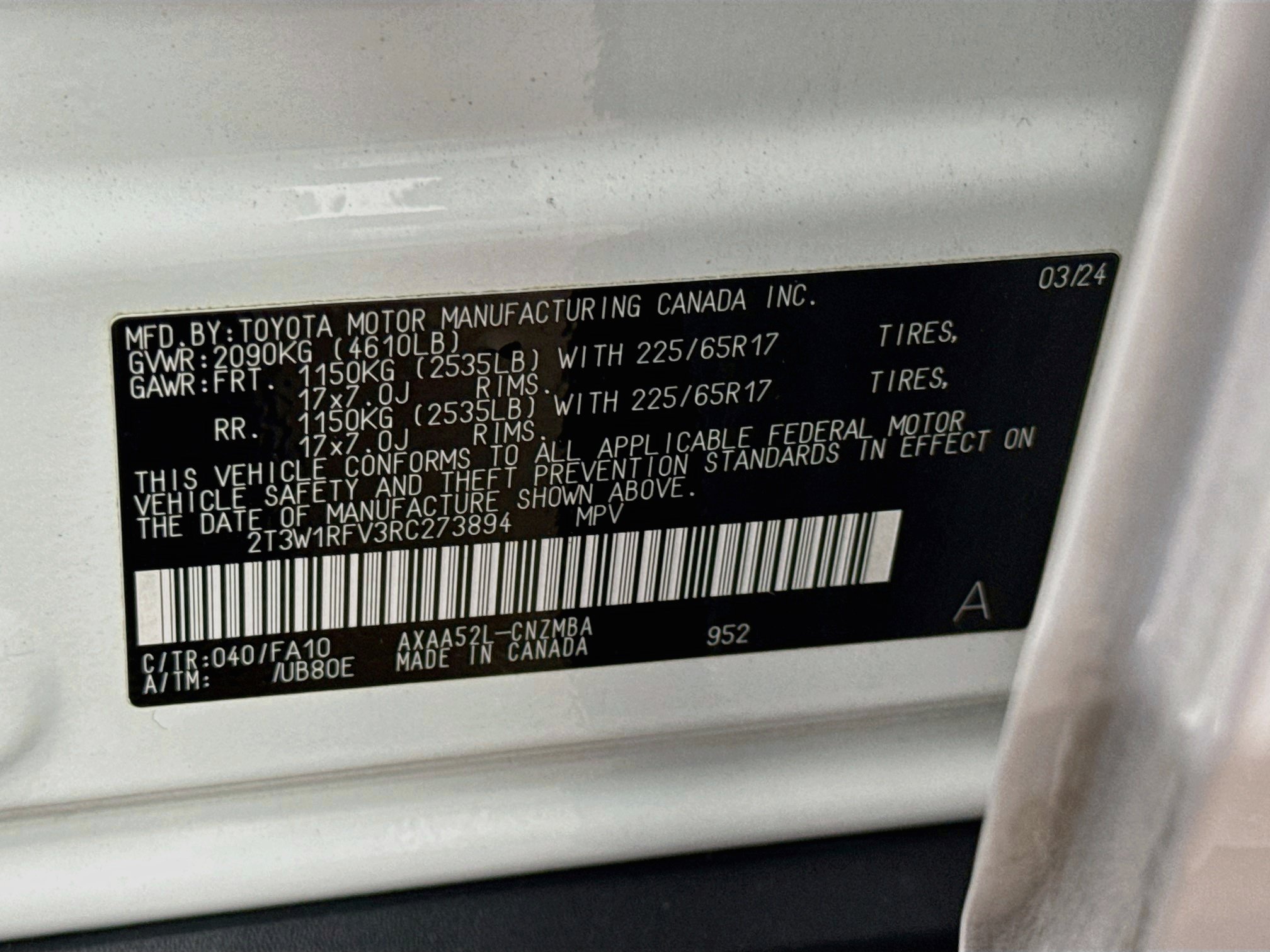 Certified 2024 Toyota RAV4 XLE w/ Convenience Package FWD image 29