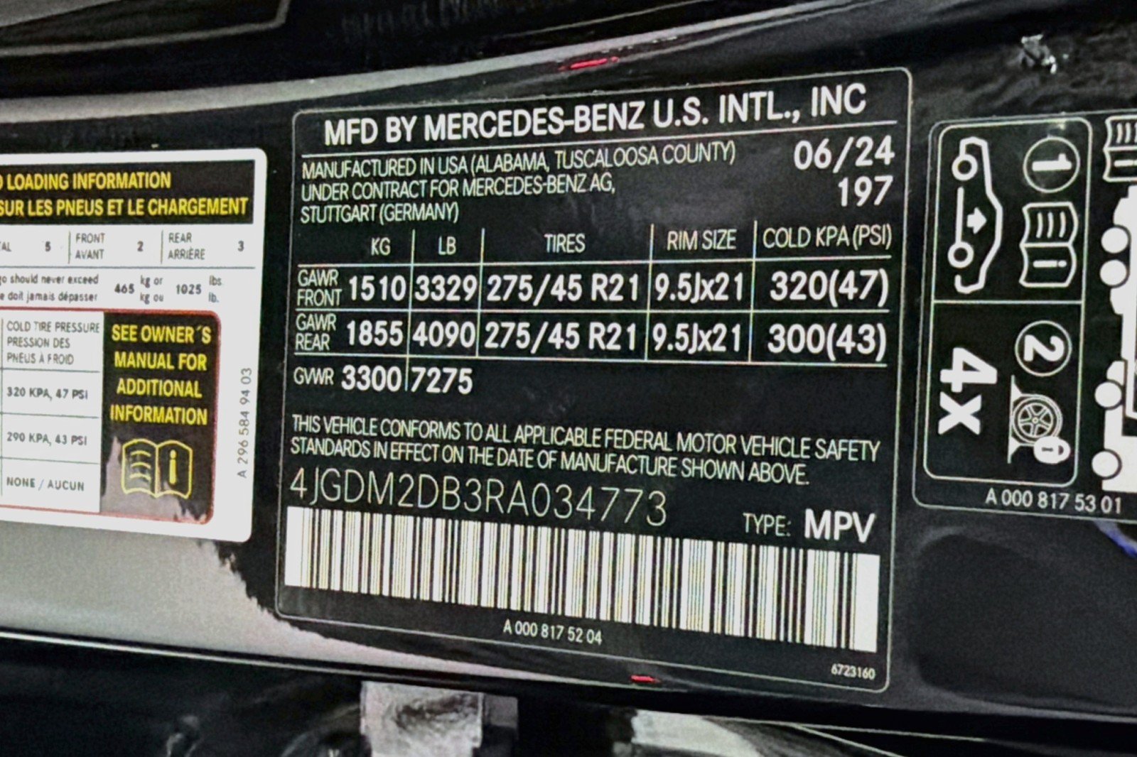 Certified 2024 Mercedes-Benz EQS 450+ SUV image 24