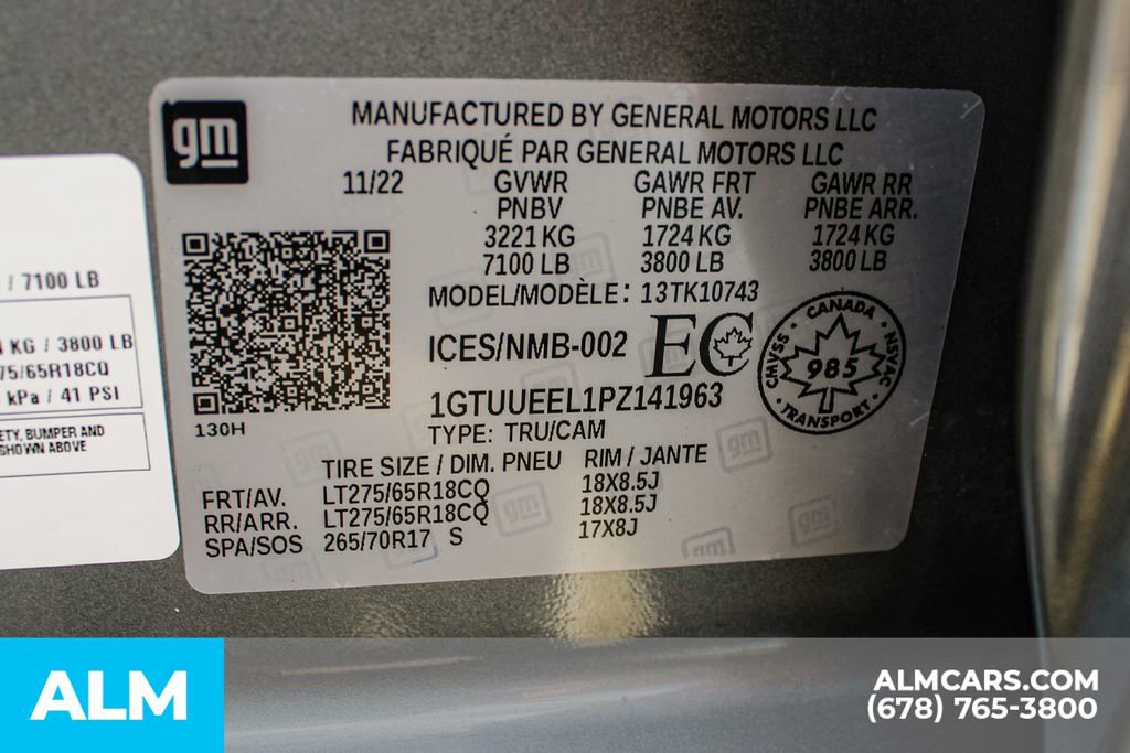 Used 2023 GMC Sierra 1500 AT4 w/ AT4 Preferred Package image 40