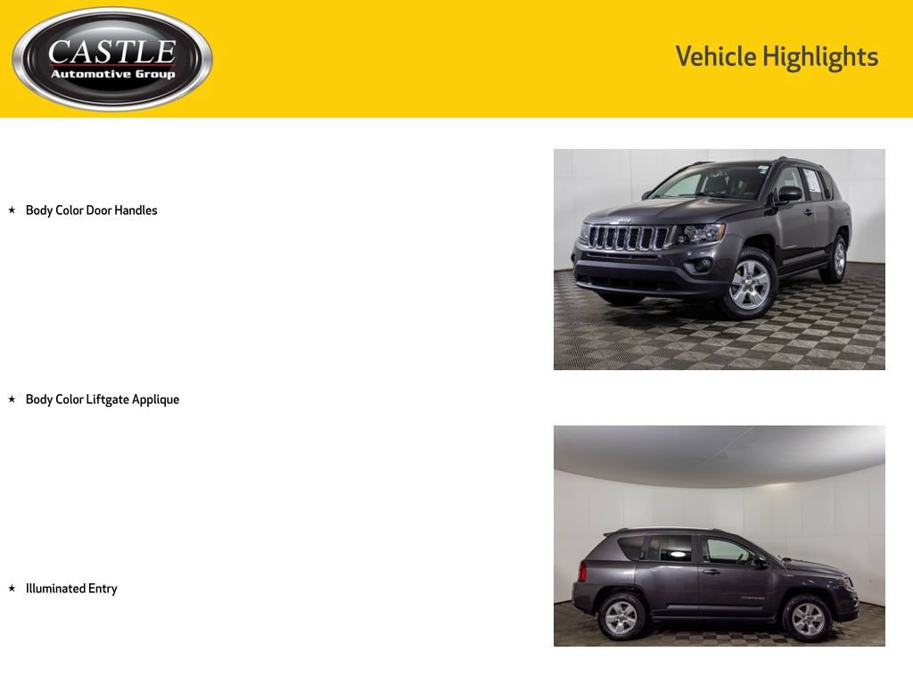 Used 2016 Jeep Compass Sport w/ Power Value Group FWD image 8