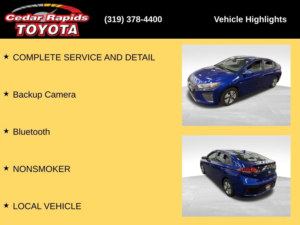 Used 2019 Hyundai Ioniq Blue image 7