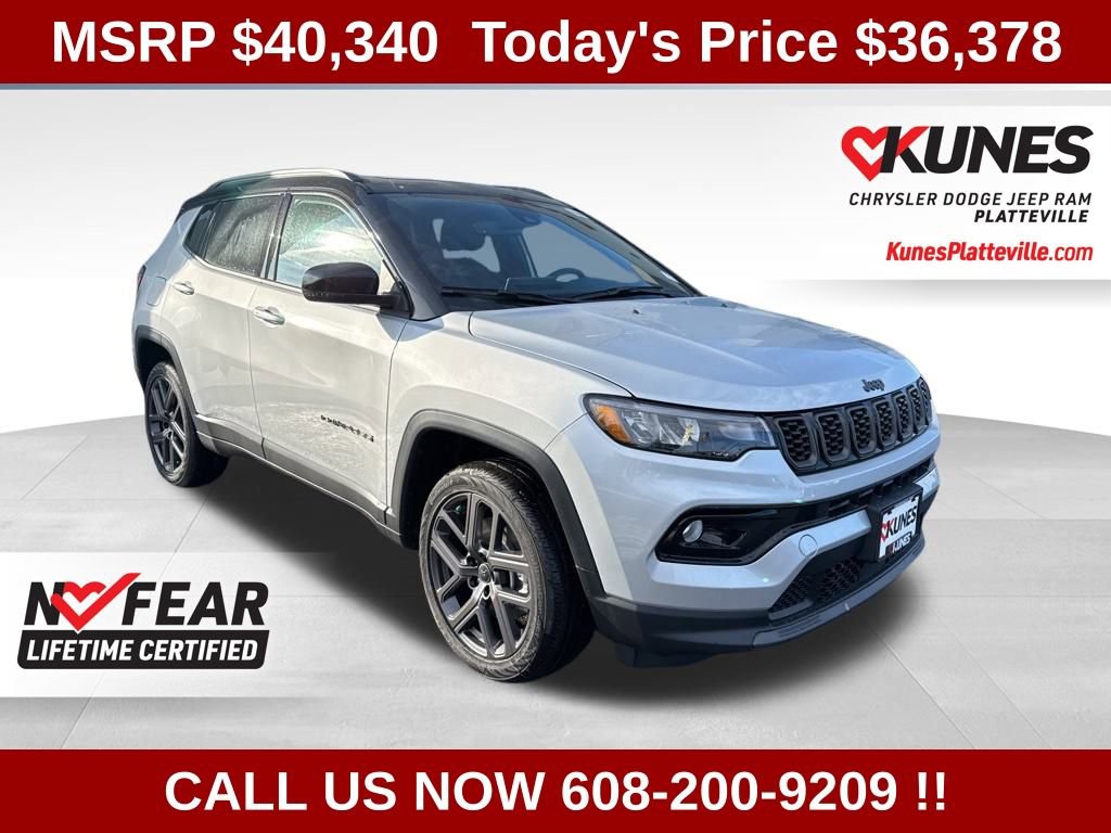 New 2026 Jeep Compass Limited w/ Sun, Sound & Navigation Group