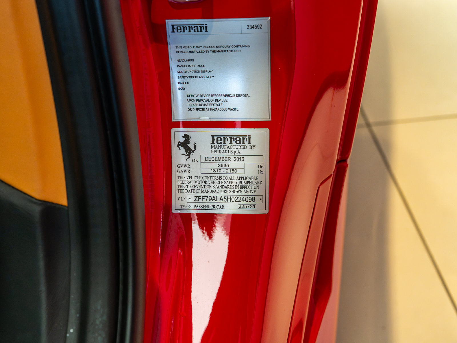 Certified 2017 Ferrari 488 GTB RWD image 26