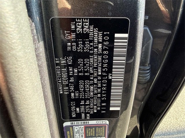 Certified 2022 Kia Sorento SX image 30