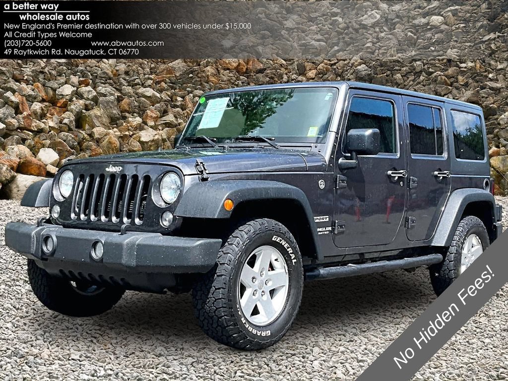 Used 2017 Jeep Wrangler Unlimited Sport w/ Quick Order Package 24S AWD/4WD image 1