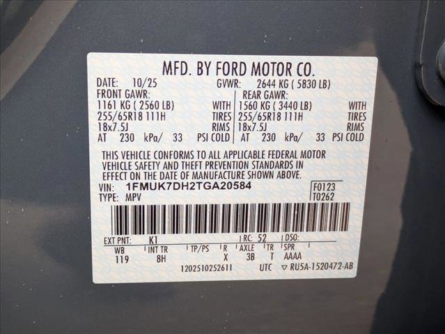 New 2026 Ford Explorer Active image 26