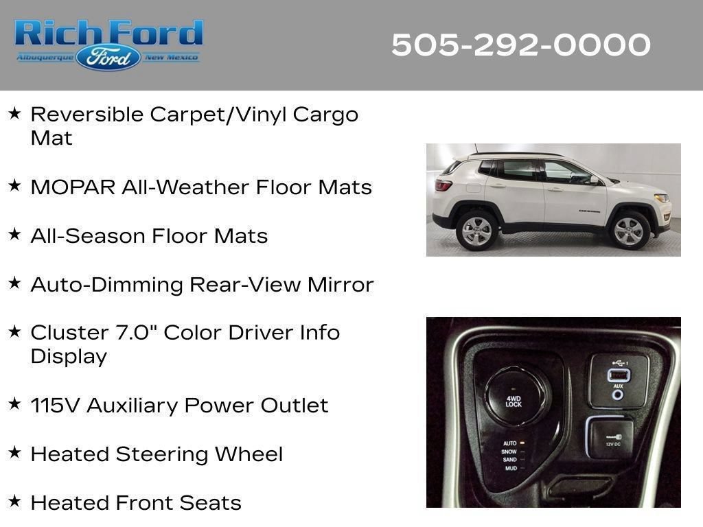 Used 2021 Jeep Compass Latitude w/ Convenience Group AWD/4WD image 36