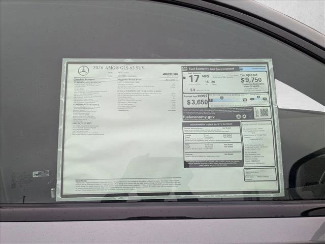 New 2026 Mercedes-Benz GLS 63 AMG 4MATIC image 16