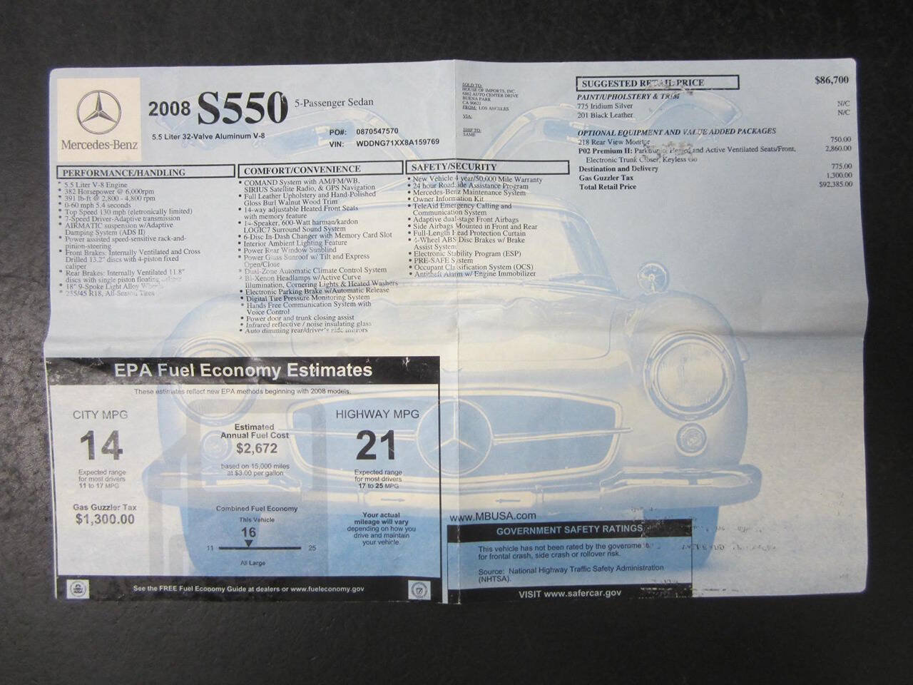 Used 2008 Mercedes-Benz S 550 image 37