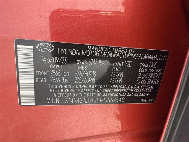 Used 2023 Hyundai Santa Fe SE image 22