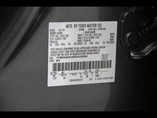 Certified 2024 Ford Explorer XLT w/ Equipment Group 202A AWD/4WD image 24