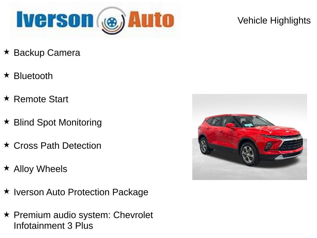 Used 2023 Chevrolet Blazer LT w/ Driver Confidence Package AWD/4WD image 2