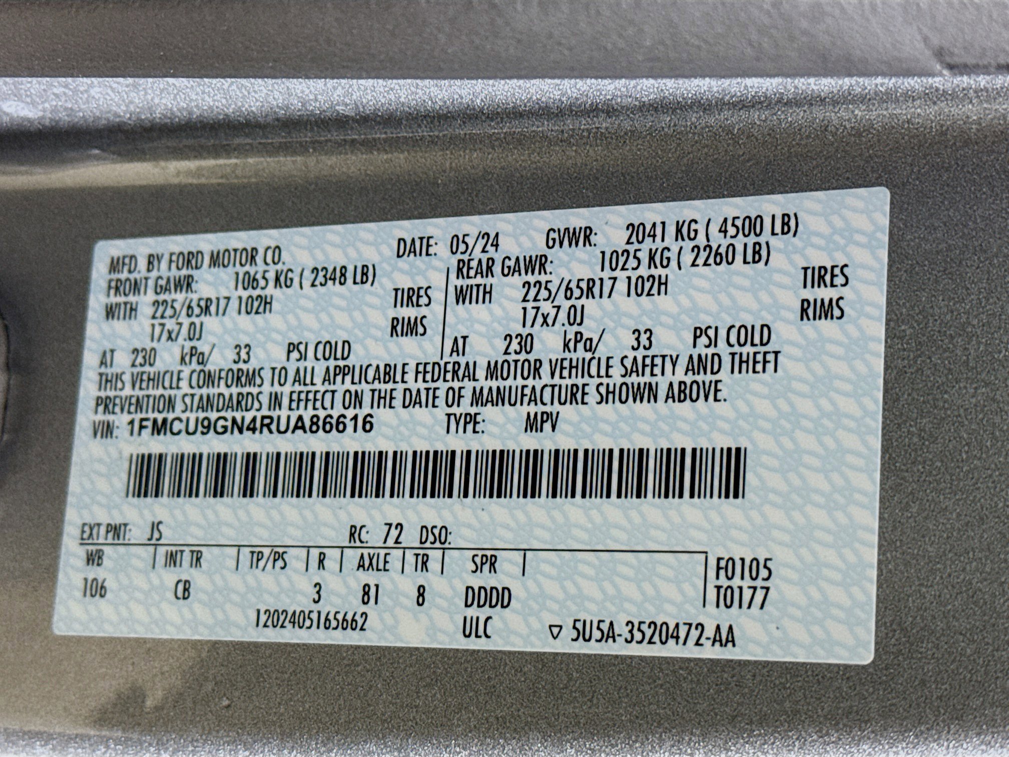 Used 2024 Ford Escape Active image 37