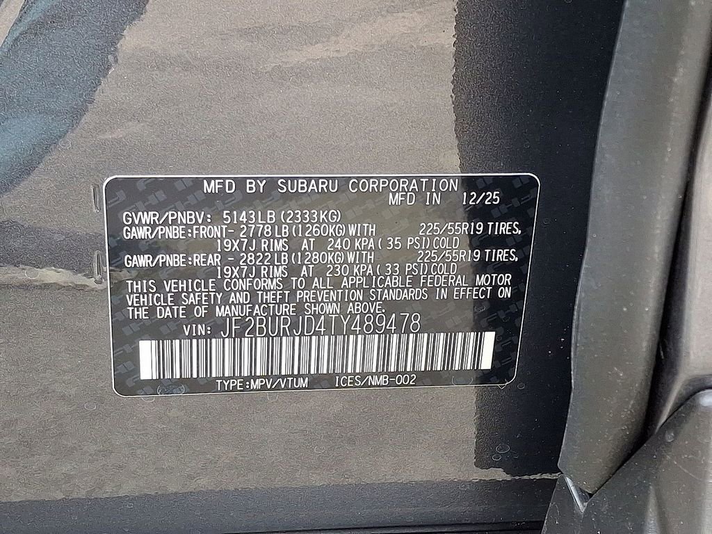 New 2026 Subaru Outback Touring XT AWD/4WD image 18