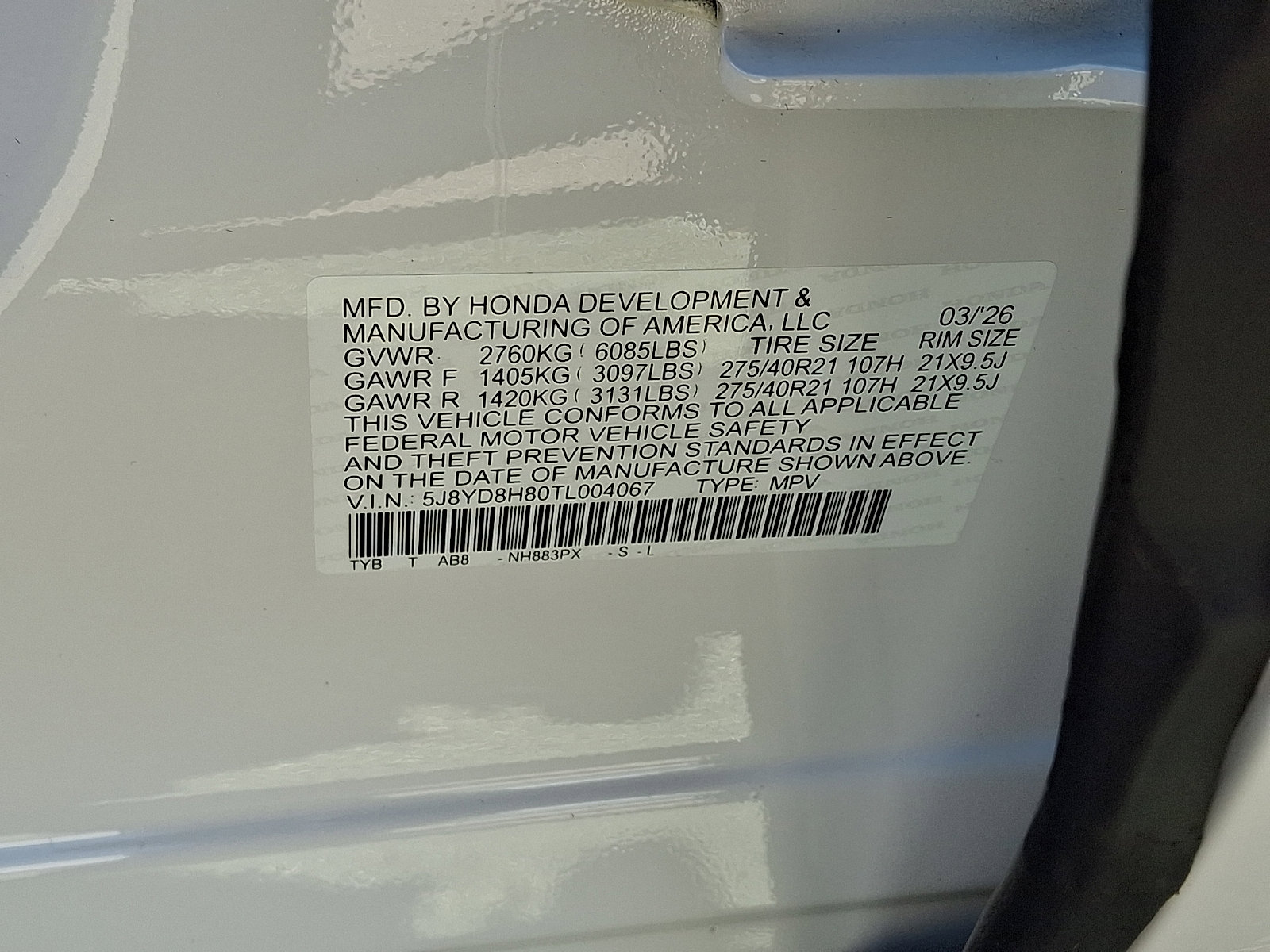 New 2026 Acura MDX Type S AWD/4WD image 19