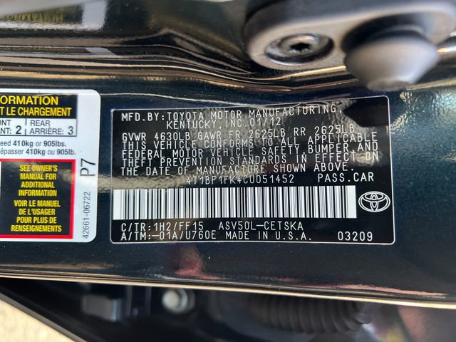 Used 2012 Toyota Camry SE image 16