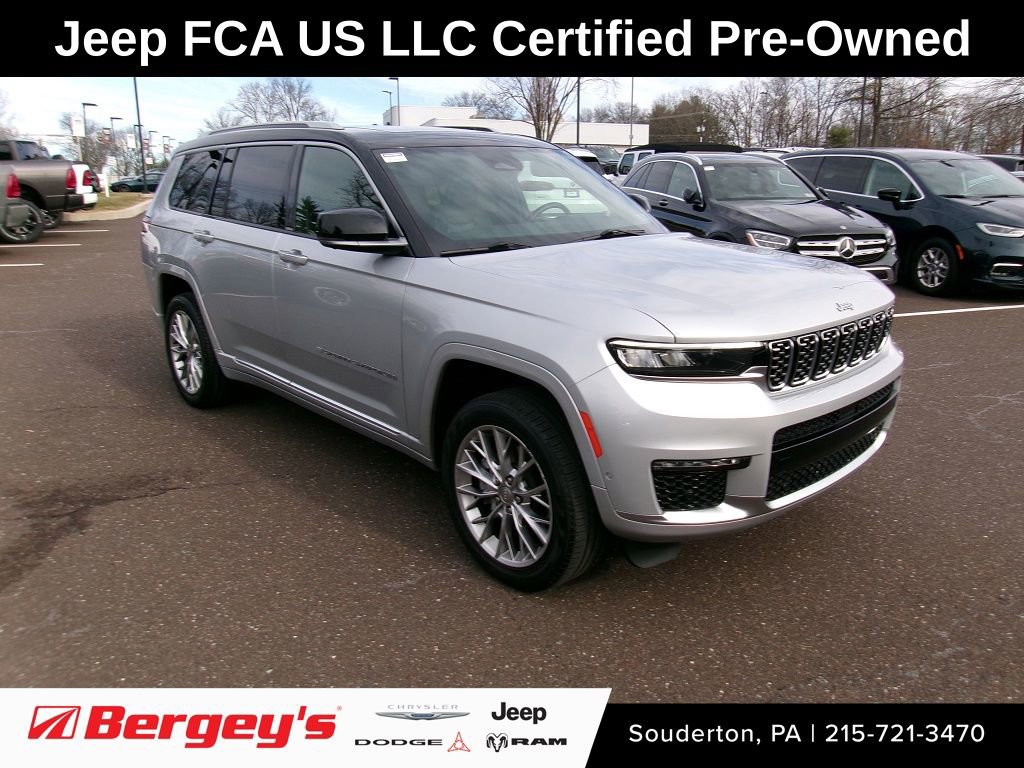 Certified 2023 Jeep Grand Cherokee L Summit w/ Luxury Tech Group V