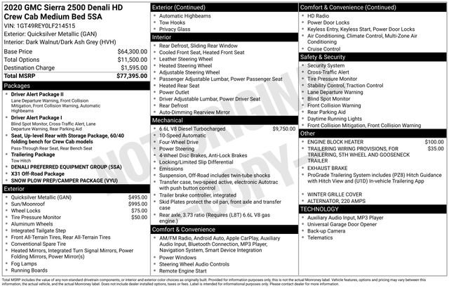 Used 2020 GMC Sierra 2500 Denali image 7