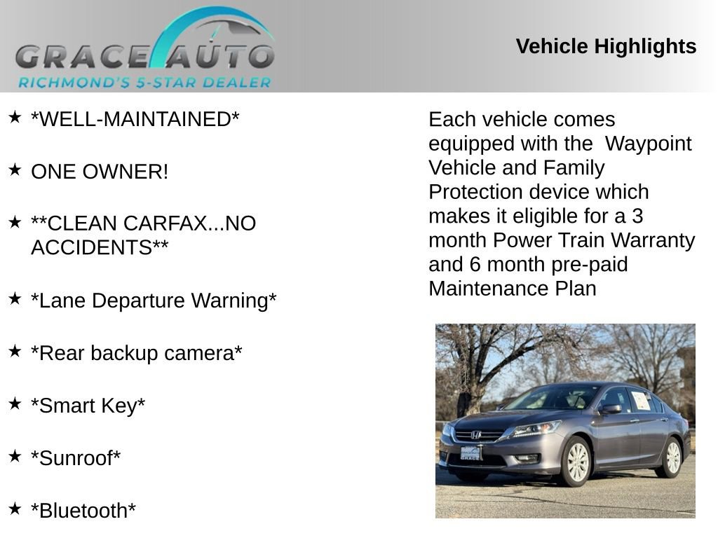 Used 2015 Honda Accord EX-L image 2