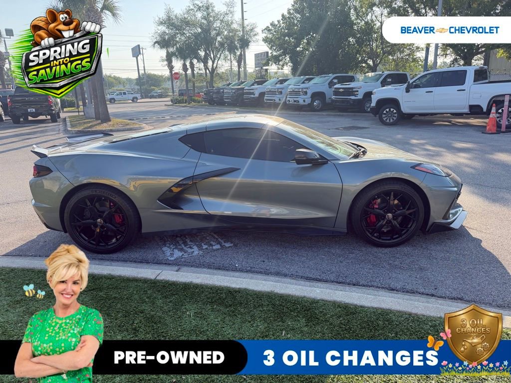 Used 2023 Chevrolet Corvette Stingray Premium Cpe w/ Engine Appearance Package RWD image 4