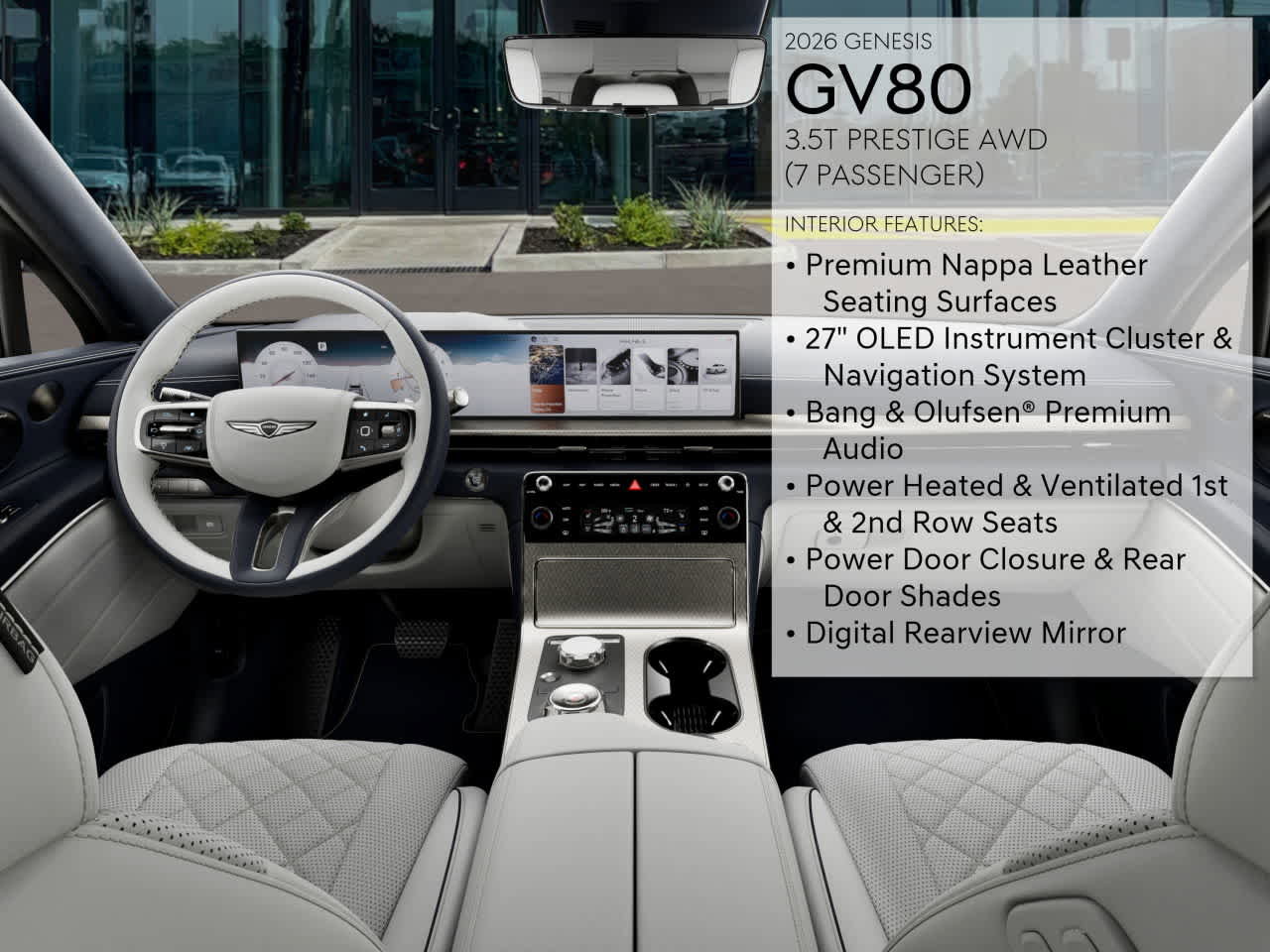 New 2026 Genesis GV80 3.5T Prestige image 17