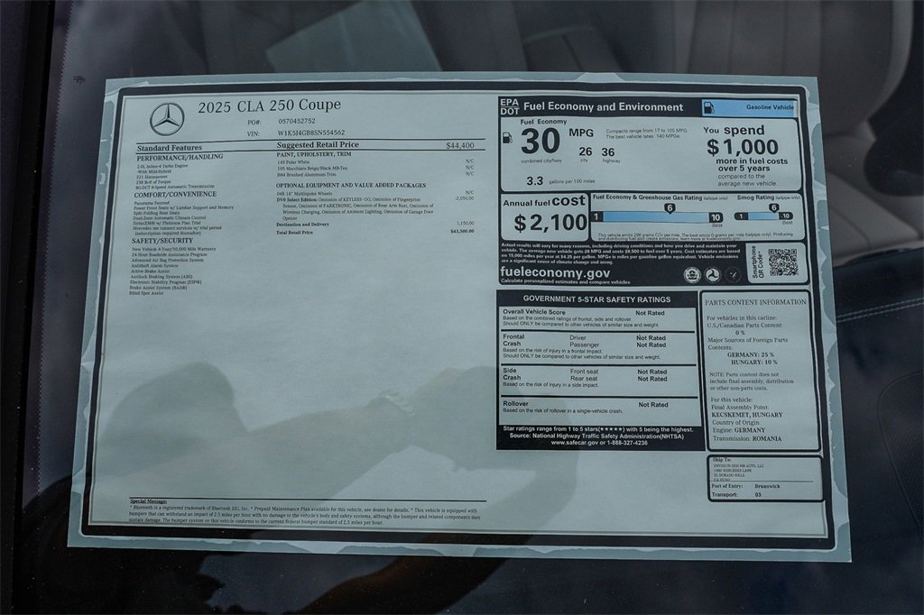 New 2025 Mercedes-Benz CLA 250 image 27