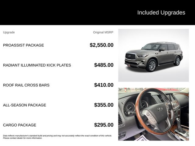 Used 2019 INFINITI QX80 Luxe w/ Proassist Package AWD/4WD image 5