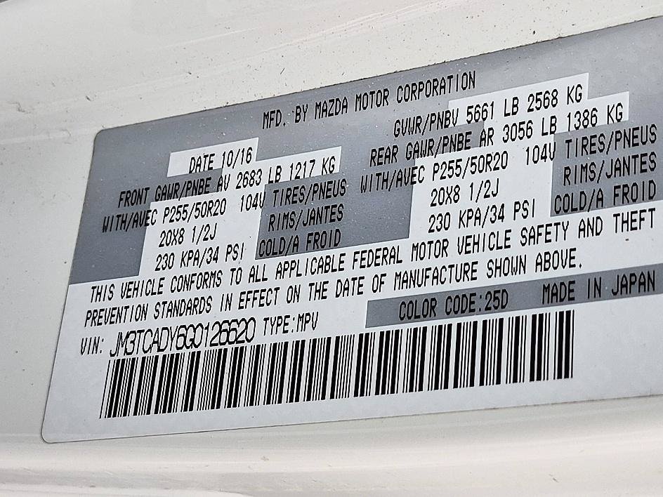 Used 2016 MAZDA CX-9 Grand Touring FWD image 39