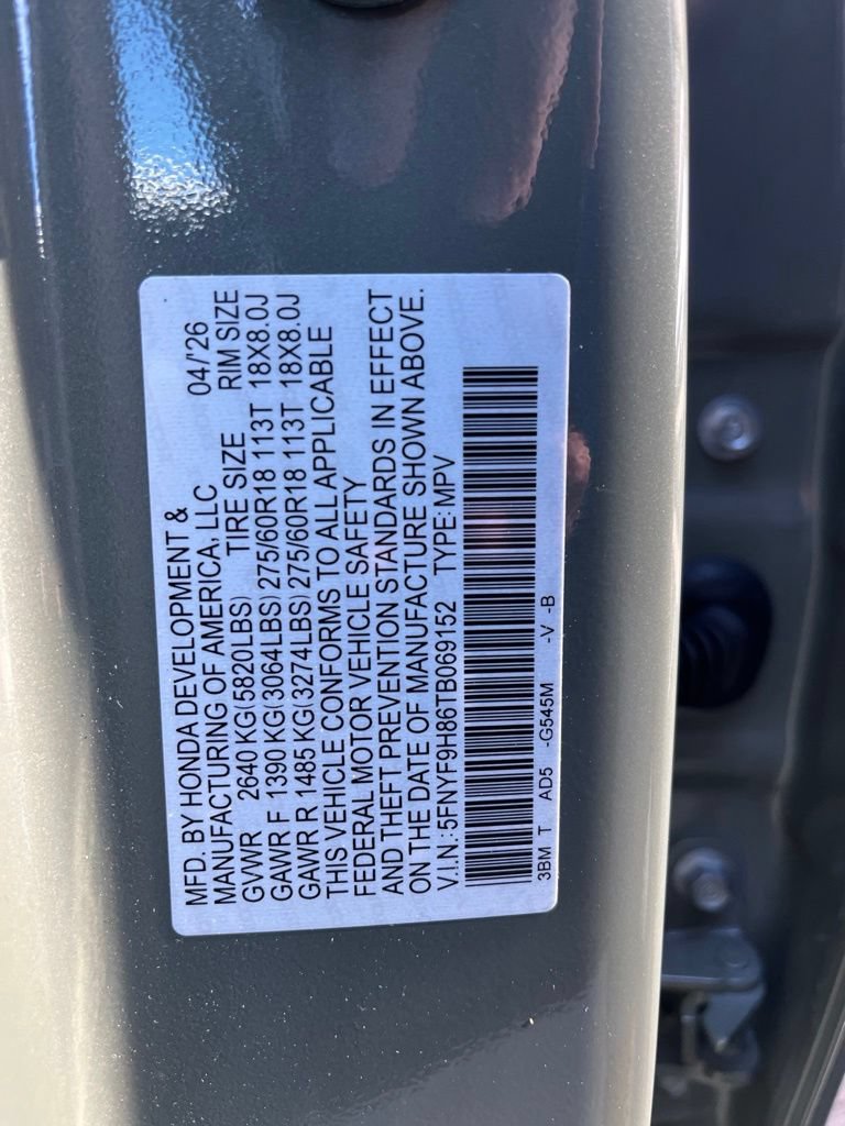 Certified 2026 Honda Passport TrailSport Elite image 7